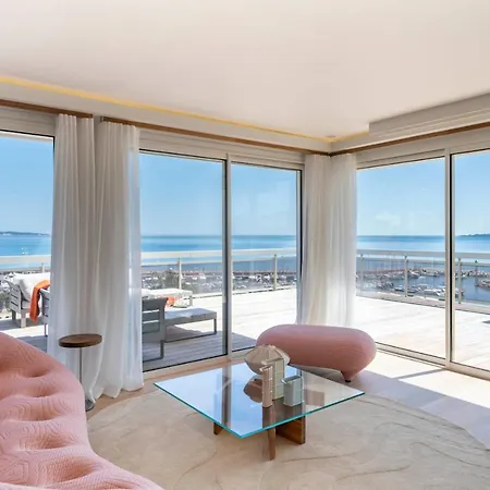 Somptuous Sea-view 3 Bedrooms Penthouse Moure Rouge Apartment Cannes